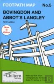Chiltern Society Footpath Map No. 5 - Bovingdon And Abbots Langley