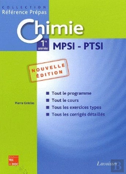 Bertrand.pt - Chimie ; 1ère Année ; Mpsi Ptsi (2e Édition)