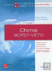 Chimie 1re Annee Bcpstveto Nouvelle Edition Coll Methodes Annales