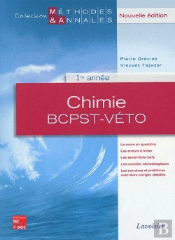 Bertrand.pt - Chimie 1re Annee Bcpstveto Nouvelle Edition Coll Methodes Annales