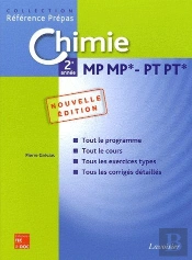 Chimie ; 2e Année Mp Mp* , Pt, Pt* (2e Édition)