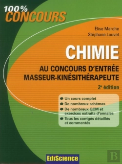 Bertrand.pt - Chimie Au Concours D'Entree Masseur-Kinesitherapie 2e Edition