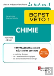 Chimie ; Bcpst-Véto 1