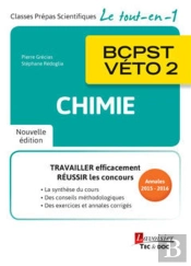 Chimie ; Bcpst-Véto 2