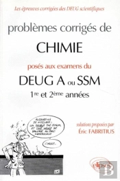 Chimie Deug A Ou Ssm (1re Et 2e Années) 1992-1994