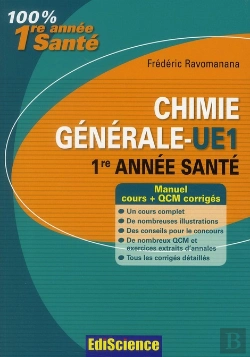 Bertrand.pt - Chimie Générale ; L1 Santé ; Cours, Exercices, Annales Et Gcm Corrigés (3e Édition)