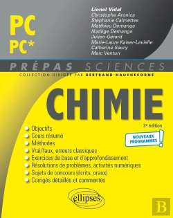 Bertrand.pt - Chimie : Pc/Pc* ; Programme 2022