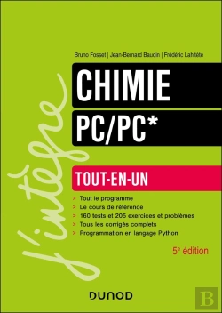 Bertrand.pt - Chimie ; Pc/Pc* ; Tout-En-Un (5e Édition)