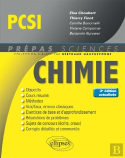 Bertrand.pt - Chimie Pcsi 3eme Edition Actualisee