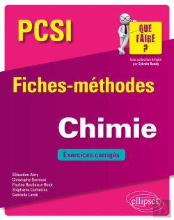 Bertrand.pt - Chimie Pcsi - Fiches-Méthodes Et Exercices Corrigés