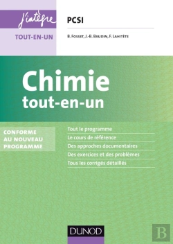 Bertrand.pt - Chimie ; Pcsi ; Tout-En-Un (3e Édition)