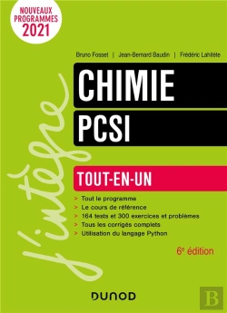 Bertrand.pt - Chimie Pcsi ; Tout-En-Un