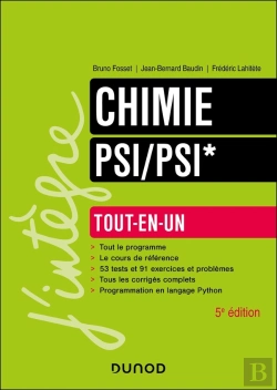 Bertrand.pt - Chimie ; Psi/Psi* ; Tout-En-Un (5e Édition)