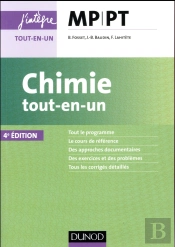 Chimie Tout-En-Un Mp-Pt (4e Édition)