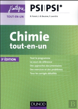 Bertrand.pt - Chimie Tout-En-Un Psi-Psi* (3e Édition)