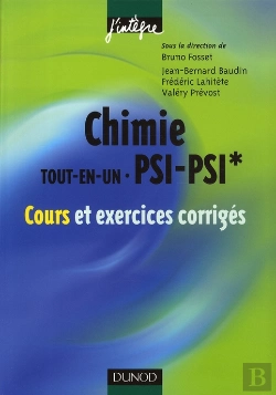 Bertrand.pt - Chimie Tout-En-Un ; Psi-Psi* ; Cours Et Exercices Corrigés