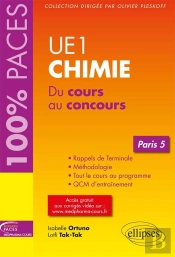 Chimie Ue1 ; Du Cours Au Concours ; Paris 5