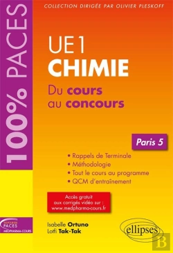 Bertrand.pt - Chimie Ue1 ; Du Cours Au Concours ; Paris 5