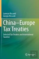Chinaâ€“Europe Tax Treaties