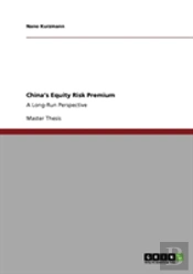 China'S Equity Risk Premium