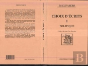Choix D'Ecrits I Politique