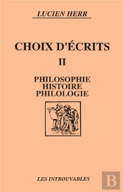 Choix D'Écrits : Philosophie, Histoire, Philologie