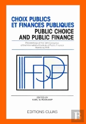 Choix Publics Et Finances ; 34e Congrès Hambourg 1978