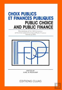 Bertrand.pt - Choix Publics Et Finances ; 34e Congrès Hambourg 1978