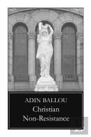 Christian Non-Resistance
