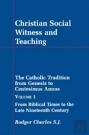Christian Social Witness And Teaching