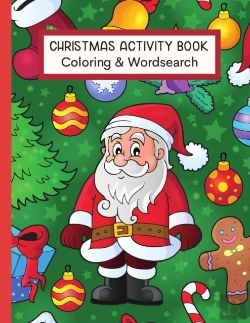 Bertrand.pt - Christmas Activity Book Coloring & Wordsearch