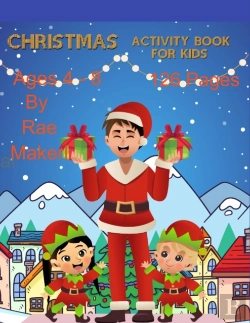 Bertrand.pt - Christmas Activity Book For Kids 4 - 8 126 Pages