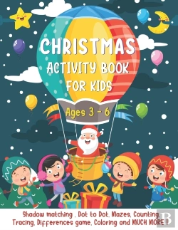 Bertrand.pt - Christmas Activity Book For Kids Ages 3-6