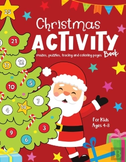 Bertrand.pt - Christmas Activity Book For Kids Ages 4-8 Mazes, Puzzles, Tracing, Coloring Pages