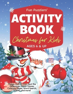 Bertrand.pt - Christmas Activity Book For Kids | Ages 6 & Up