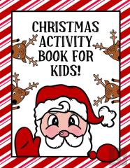Christmas Activity Book For Kids