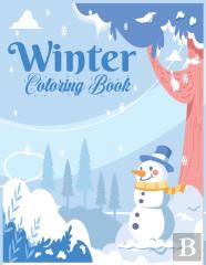 Christmas And Winter Coloring Book