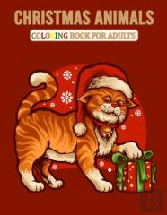 Christmas Animals Coloring Book For Adults