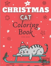 Christmas Cat Coloring Book For Kids