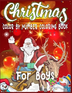 Bertrand.pt - Christmas Color By Number Coloring Book For Boys