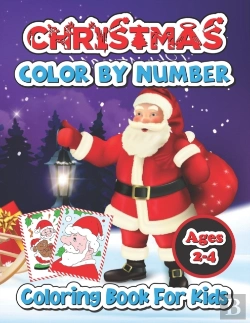 Bertrand.pt - Christmas Color By Number Coloring Book For Kids Ages 2-4