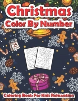 Bertrand.pt - Christmas Color By Number Coloring Book For Kids Relaxation