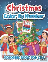 Christmas Color By Number Coloring Book For Kids
