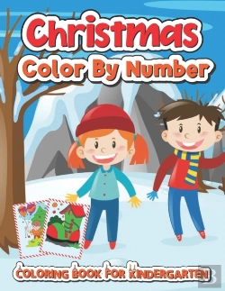 Bertrand.pt - Christmas Color By Number Coloring Book  For Kindergarten