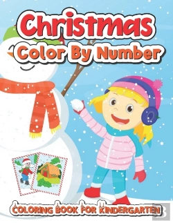 Bertrand.pt - Christmas Color By Number Coloring Book  For Kindergarten