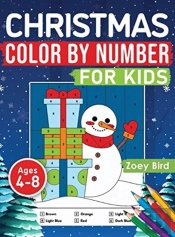 Christmas Color By Number For Kids