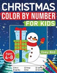 Christmas Color By Number For Kids