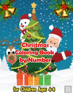 Bertrand.pt - Christmas Coloring Book By Number For Children Ages 4-8