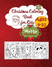 Christmas Coloring Book For Kids 4-10
