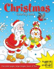 Christmas Coloring Book For Kids Ages 4-8!